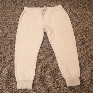 Off-White on the byas joggers size large